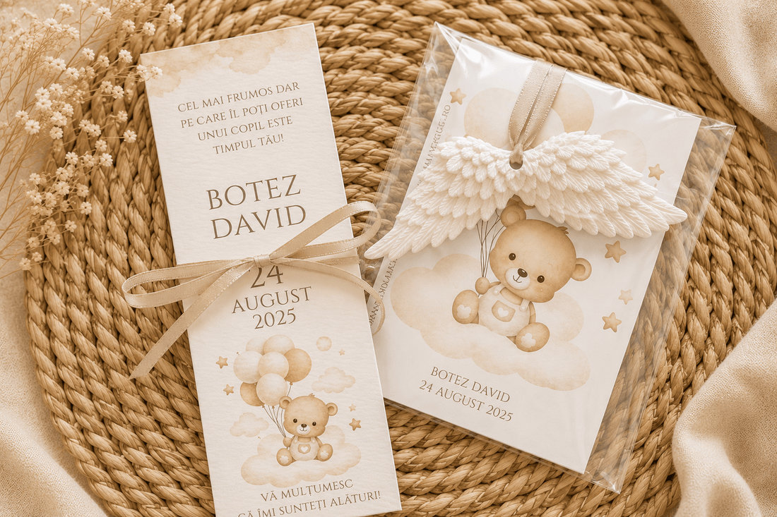 25 de idei de mărturii de botez elegante, pe care invitații le vor păstra cu drag