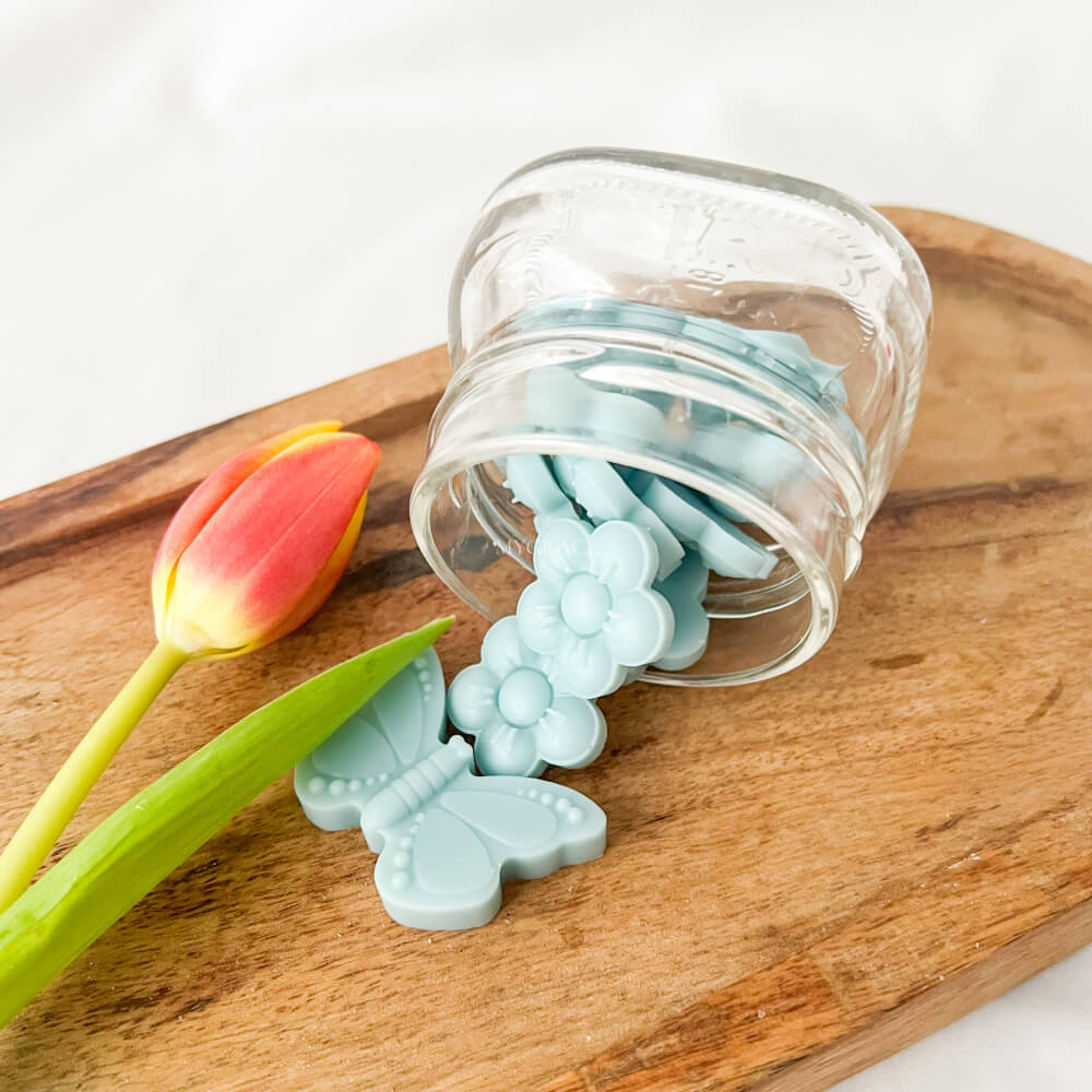 Ceară parfumată, floricele bleu (wax melts ceară soia pură)