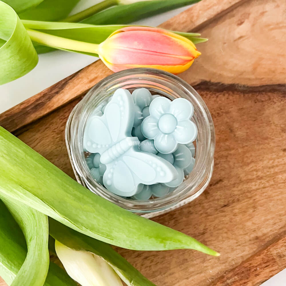 Ceară parfumată, floricele bleu (wax melts ceară soia pură)