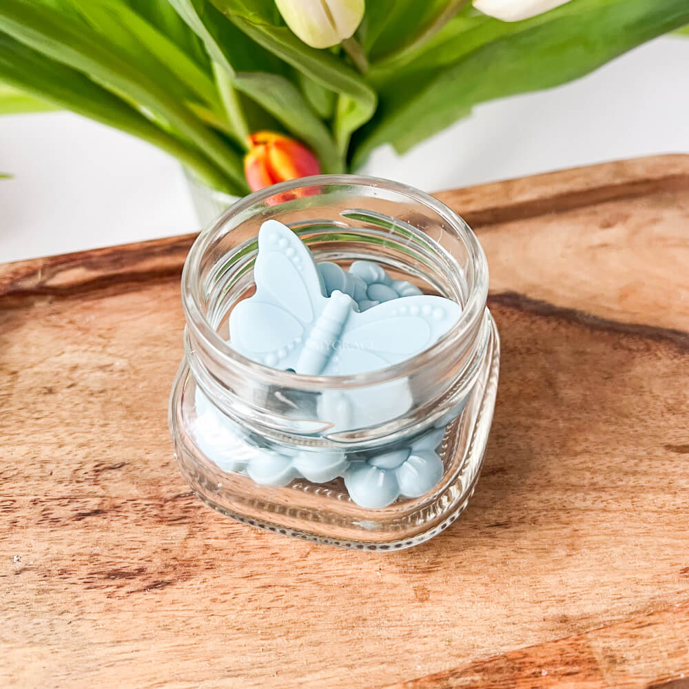 Ceară parfumată, floricele bleu (wax melts ceară soia pură)