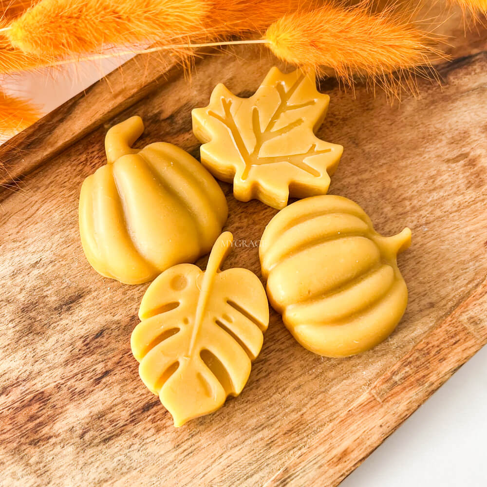 Beeswax Air-Purifying Gift Set, Natural Wax Melts, Various Figurines – Autumn Gift Set