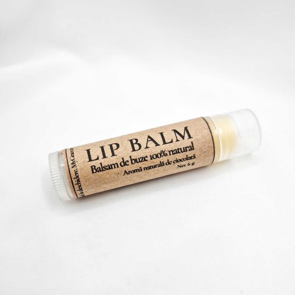 Balsam de buze 100% natural MyGrace, hidratant, cu aromă naturală de ciocolată