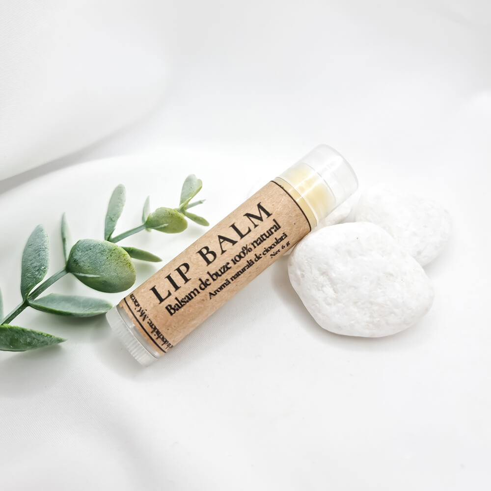 Balsam de buze 100% natural MyGrace, hidratant, cu aromă naturală de ciocolată