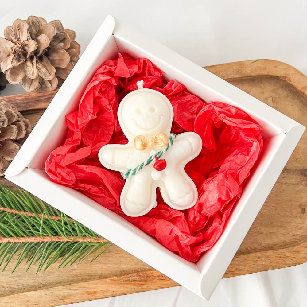 Christmas Candle, Scented, Natural Wax, Gingerbread Man, Limited Christmas Edition