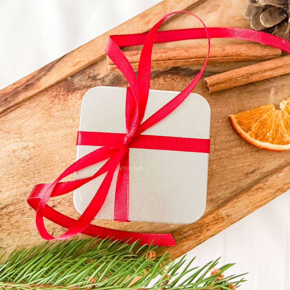 Christmas Scented Wax Melts "The Little Christmas Trees Box" (Pure Soy Wax)