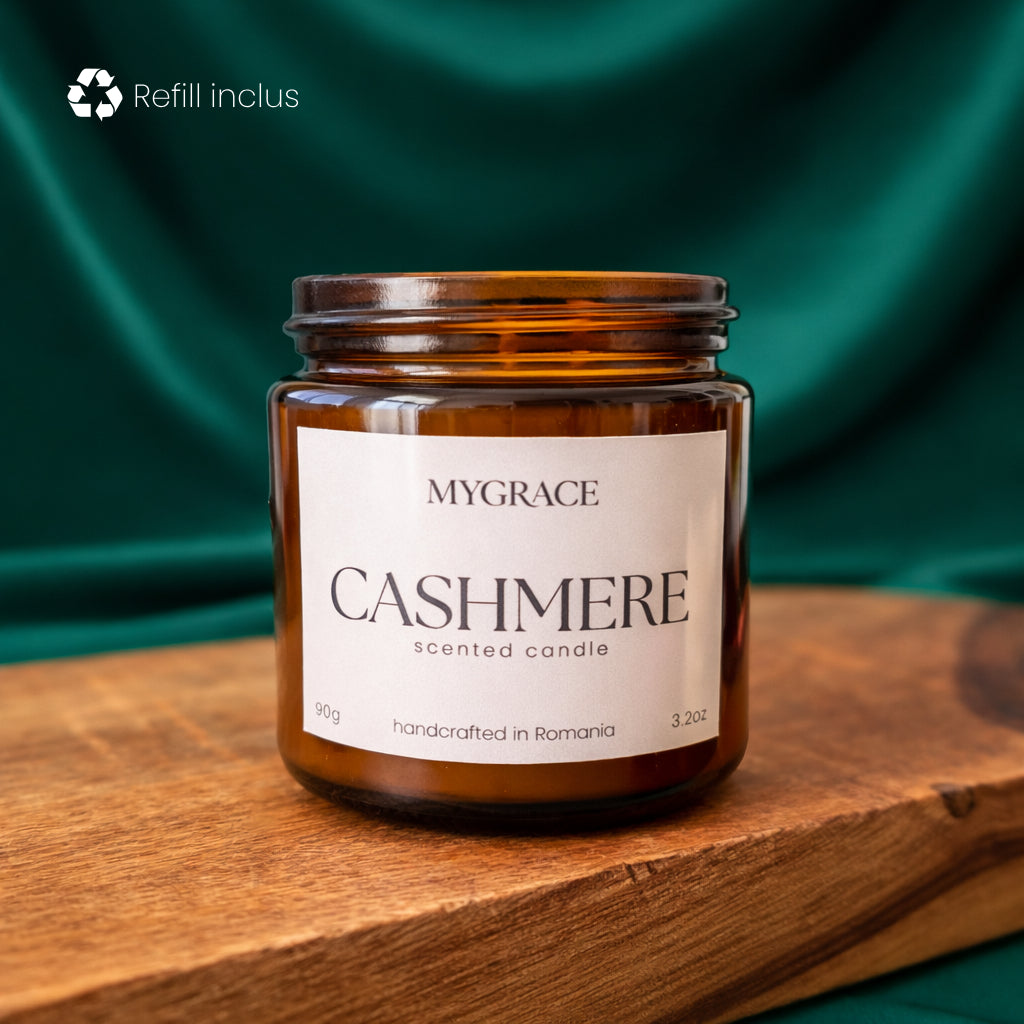 Lumânare parfumată CASHMERE - delicat și catifelat, mosc și tonka