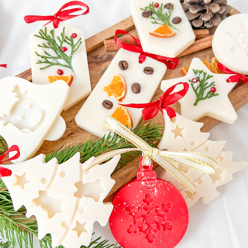 ornament Craciun parfumat ceara soia forma stea MYGRACE