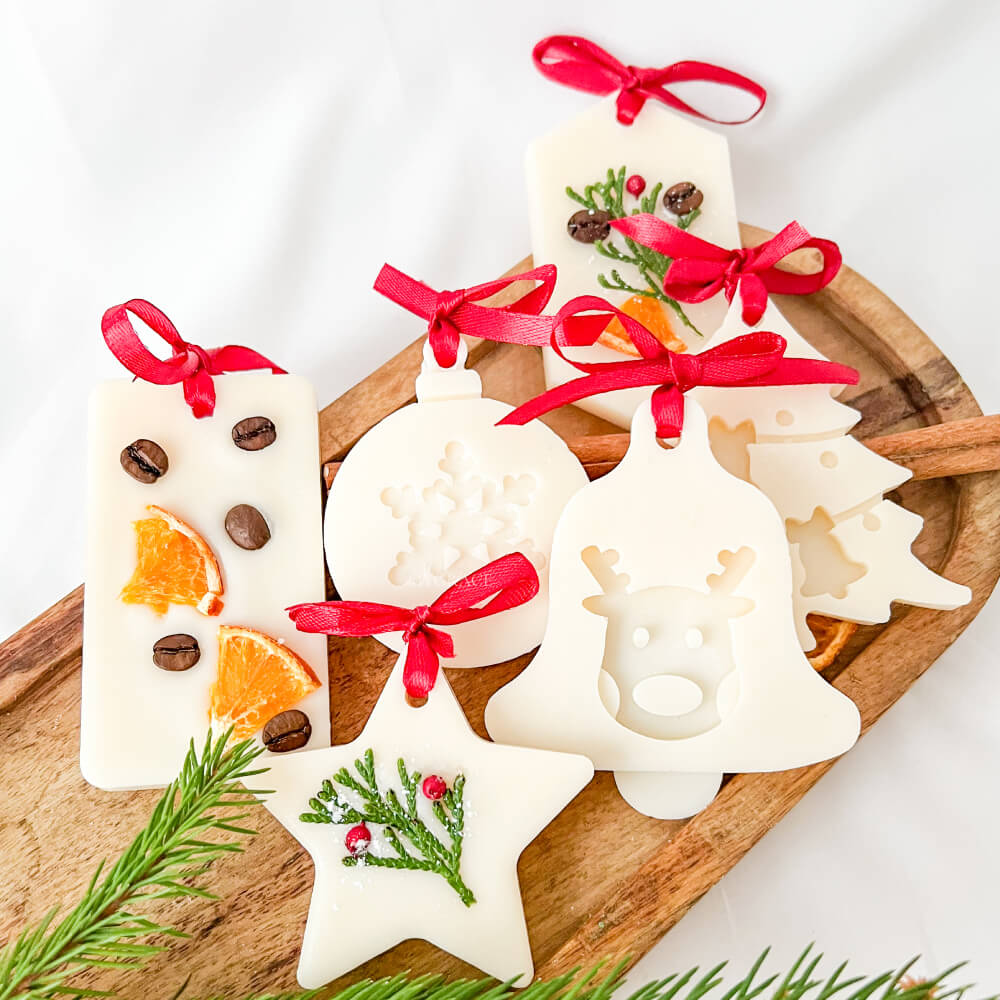 ornament Craciun parfumat ceara soia model ren MYGRACE