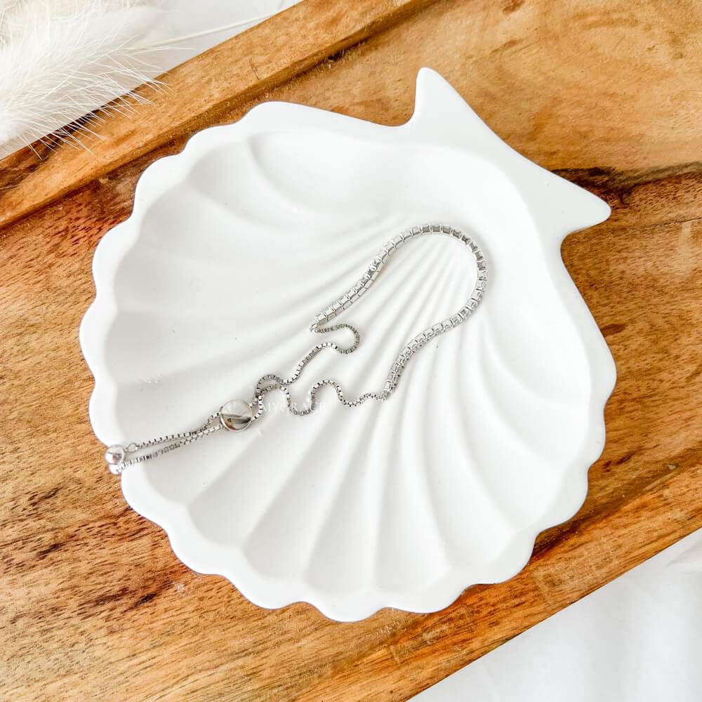 925 Sterling Silver Tennis Bracelet, Silver, Rhodium-Plated and Adorned with Zirconia, 2 mm, Adjustable – MYGRACE